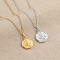 St Christopher Medallion Necklace