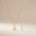 Zodiac Star Sign Astrology Necklace - Sterling Silver / Style 2