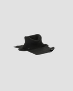 Jersey de cuello vuelto minimo negro hombre