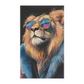 Neon King Vibrant Lion Cotton Kitchen Towel