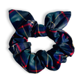 Scrunchie with Bow - Cornish Hunting Tartan