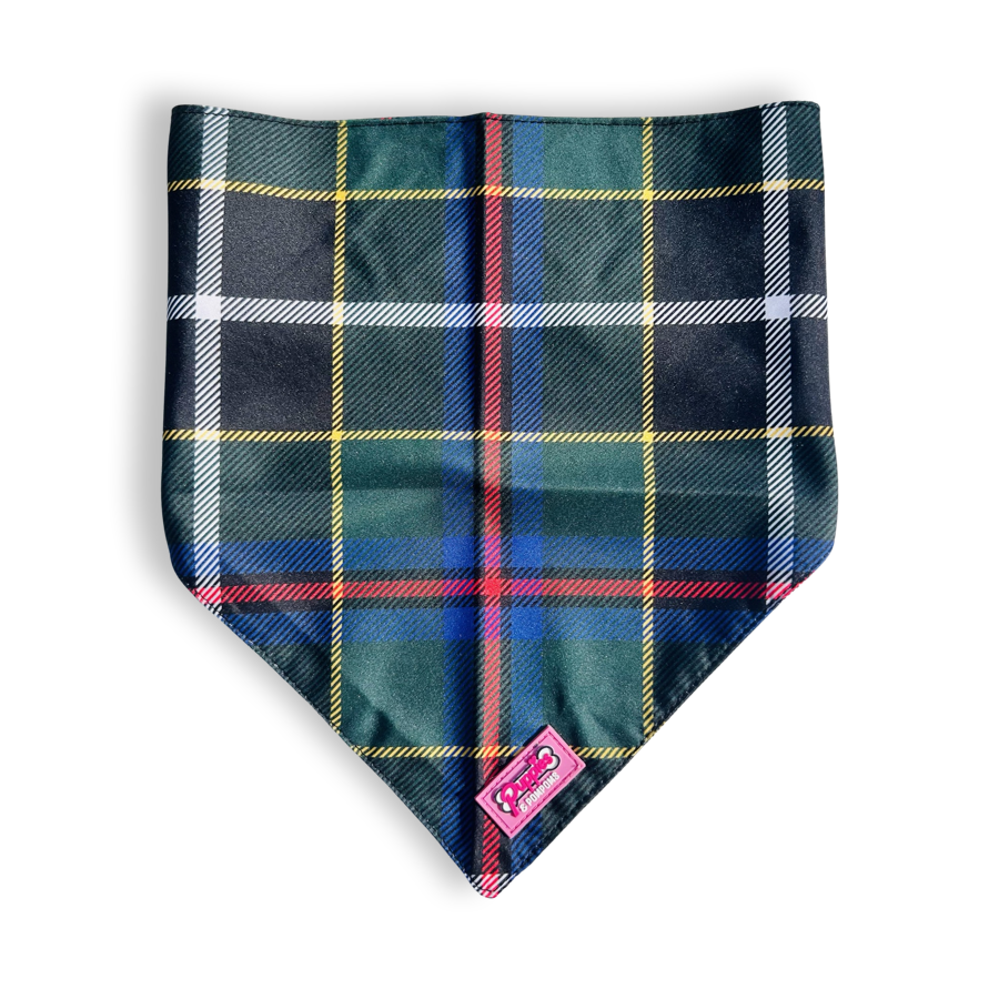 Cornish Hunting Tartan - Bandana - Tie-on