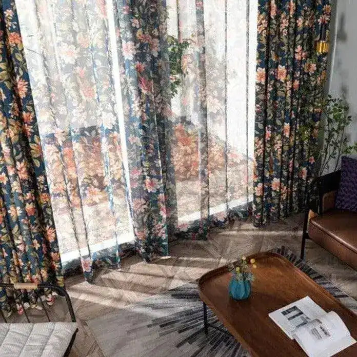Nina Floral Sheer Curtain