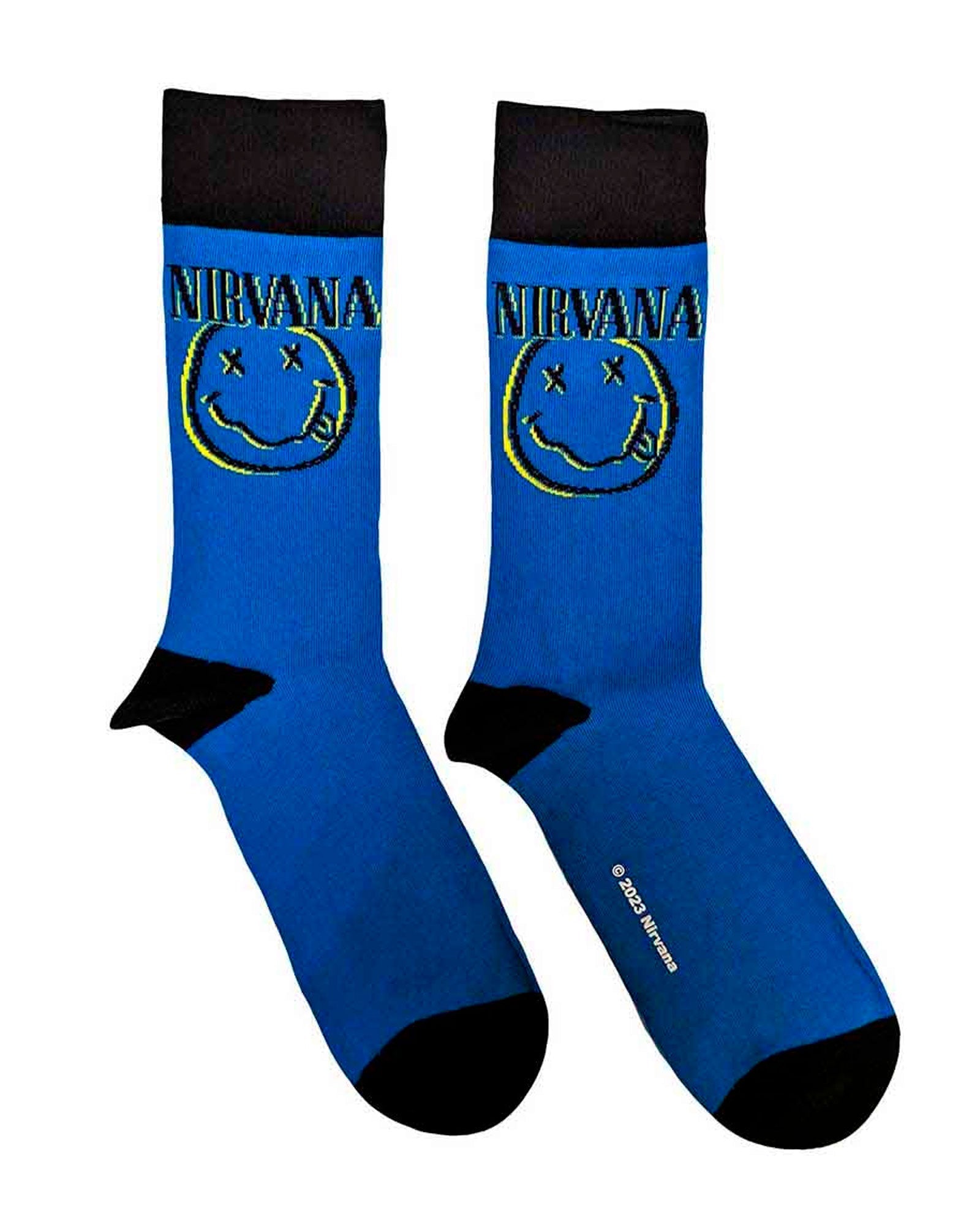 Nirvana - Calcetines "Inverse Happy Face"