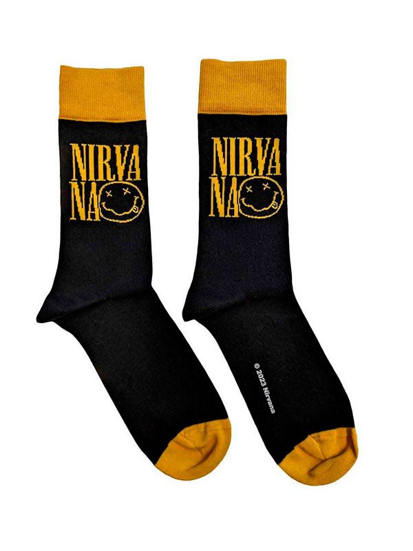 Nirvana - Calcetines "Logo Stacked"