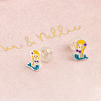 Kids Mermaid Stud Earrings