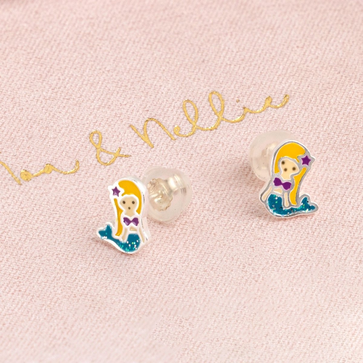 Kids Mermaid Stud Earrings