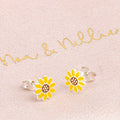 Kids Sunflower Stud Earrings