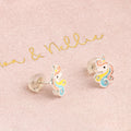 Kids Unicorn Stud Earrings