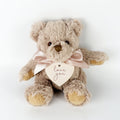Teddy Bear & Love You Plaque - Beige