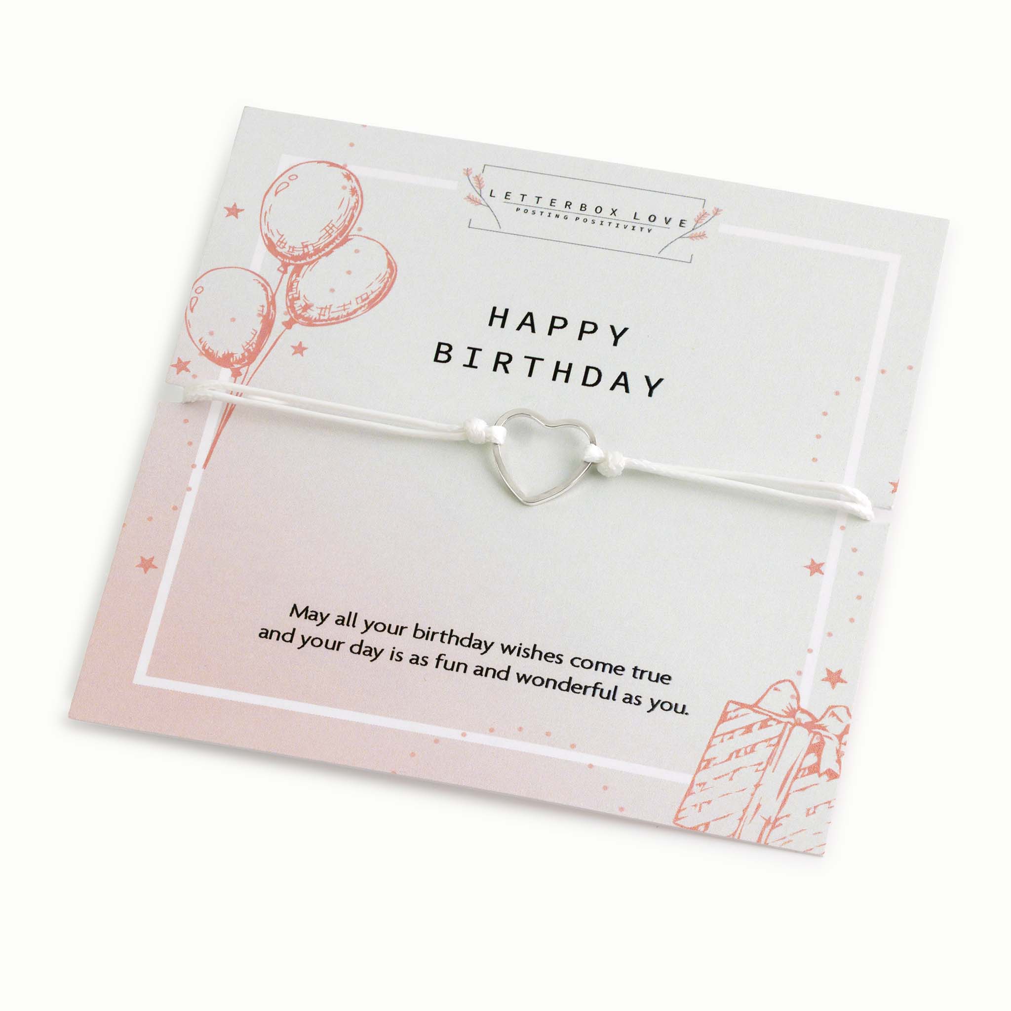 Birthday Heart Bracelet