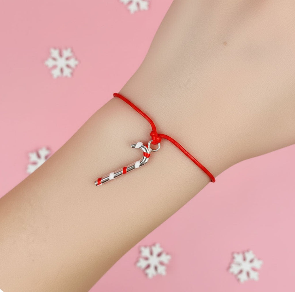 Christmas Candy Cane Bracelet