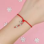 Christmas Candy Cane Bracelet