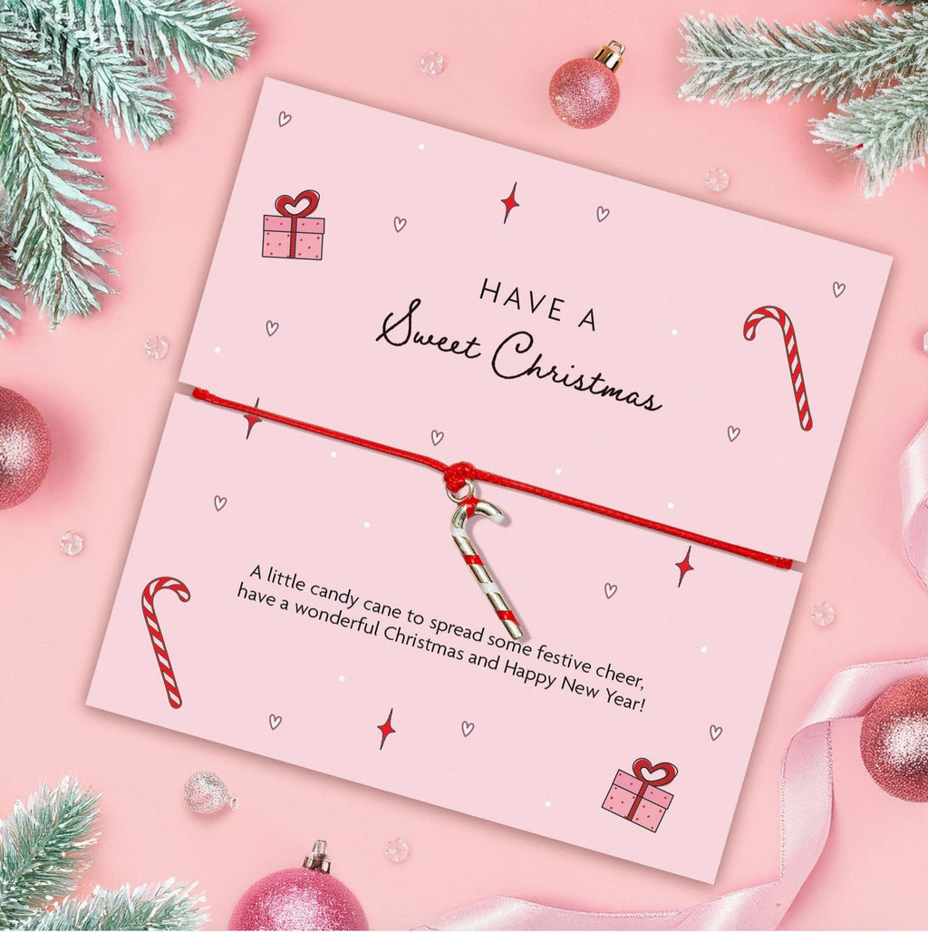 Christmas Candy Cane Bracelet