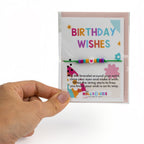 Happy Birthday Mini Beaded Wish Bracelet