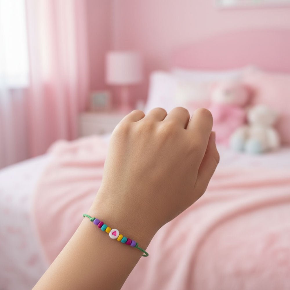 Happy Birthday Mini Beaded Wish Bracelet