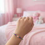 Happy Birthday Mini Beaded Wish Bracelet