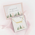 Magical Christmas Kids Name Necklace & Star Charm - Vermeil / Style 2
