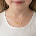 You’re A Star Kids Personalised Name Necklace & Star Charm - Gold / Style 1