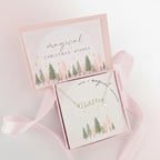 Magical Christmas Kids Name Necklace & Star Charm