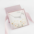 You’re A Star Kids Personalised Name Necklace & Star Charm - Silver / Style 2