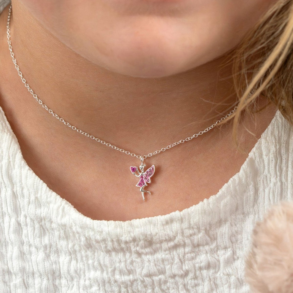 Kids Fairy Sterling Silver Necklace