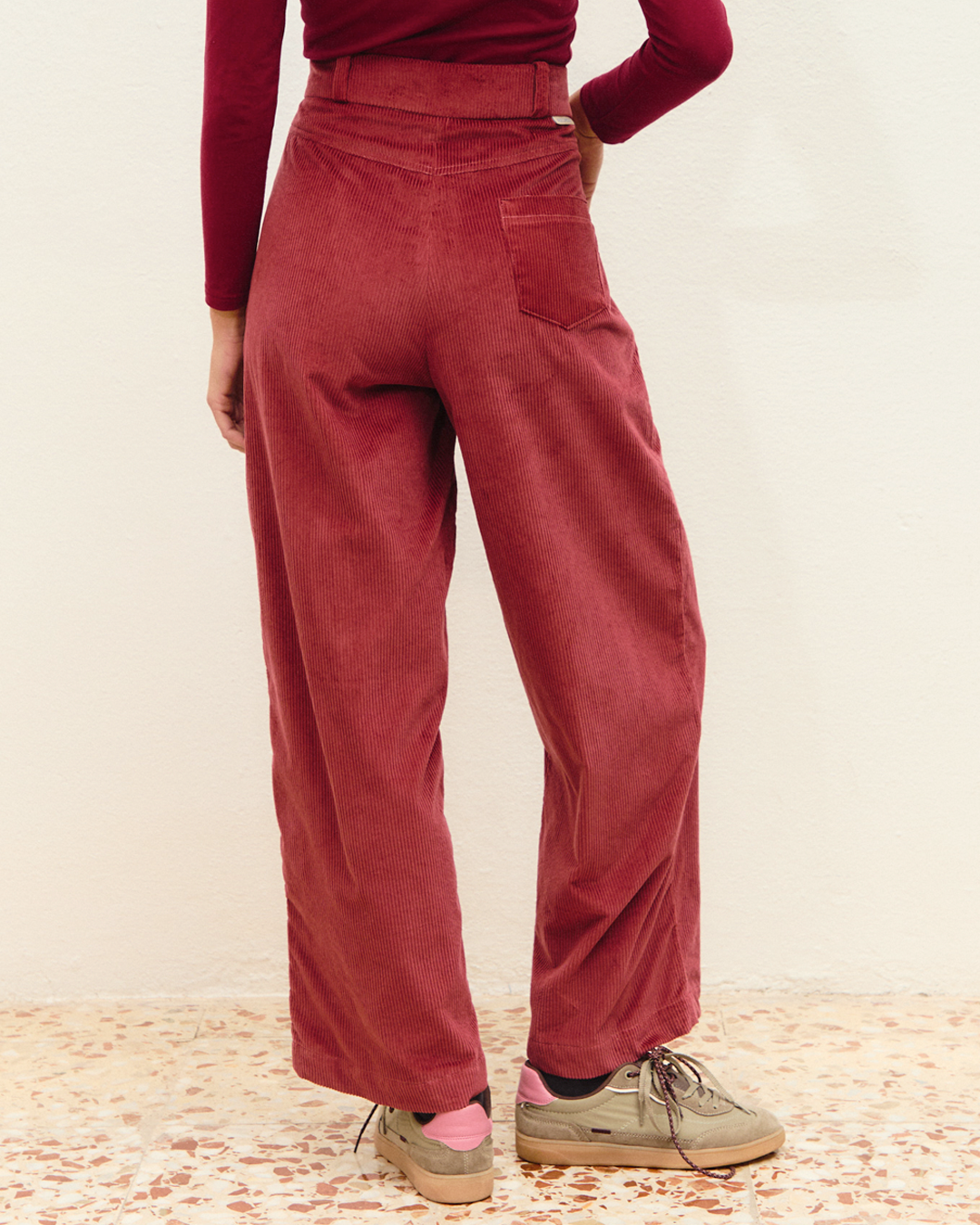 pantalón noa pana marsala ▢