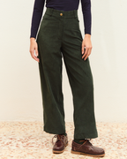 pantalón noa pana verde botella ▢