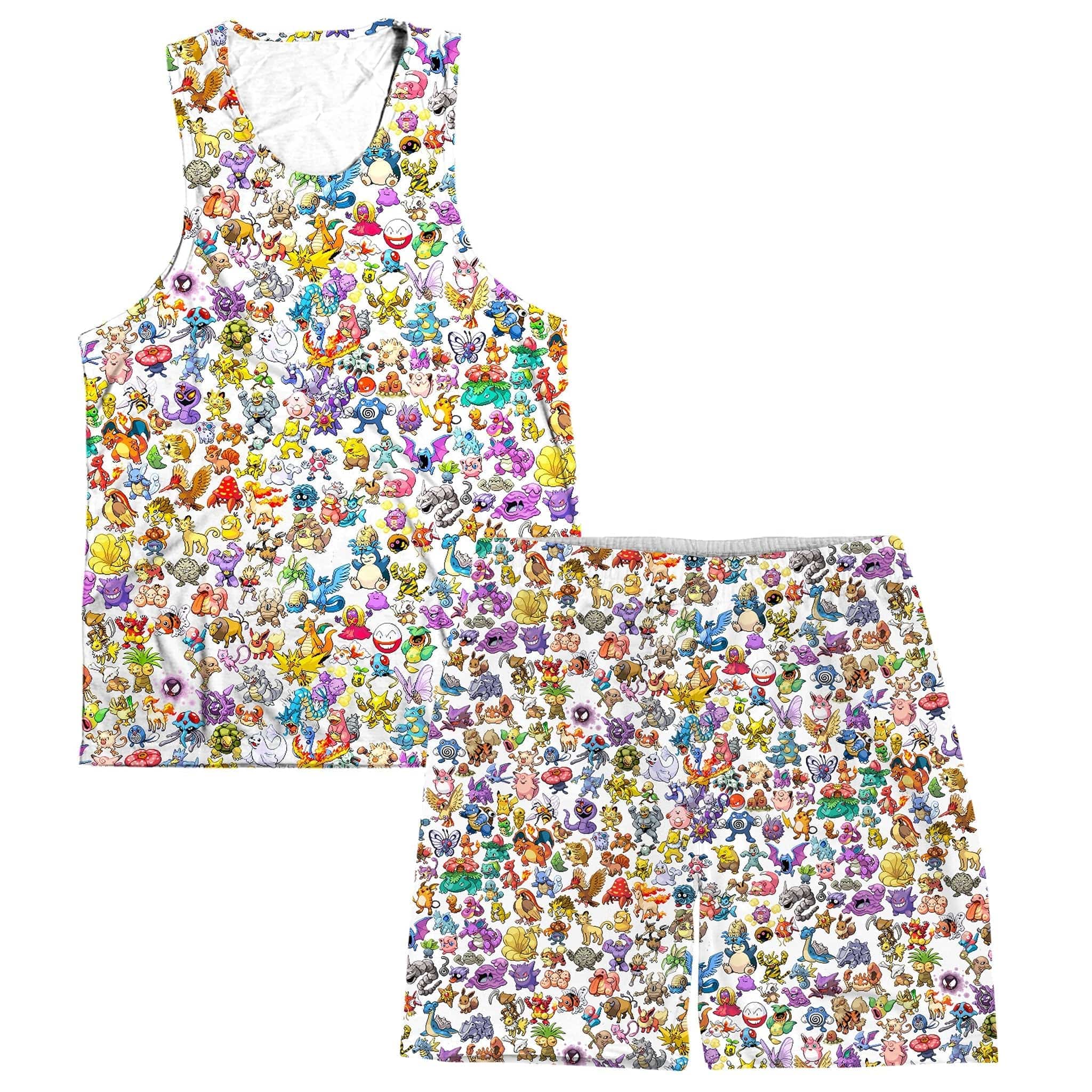 Catch Em All Men's Tank and Shorts Combo