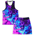 Cosmic Burst Men's Tank and Shorts Combo