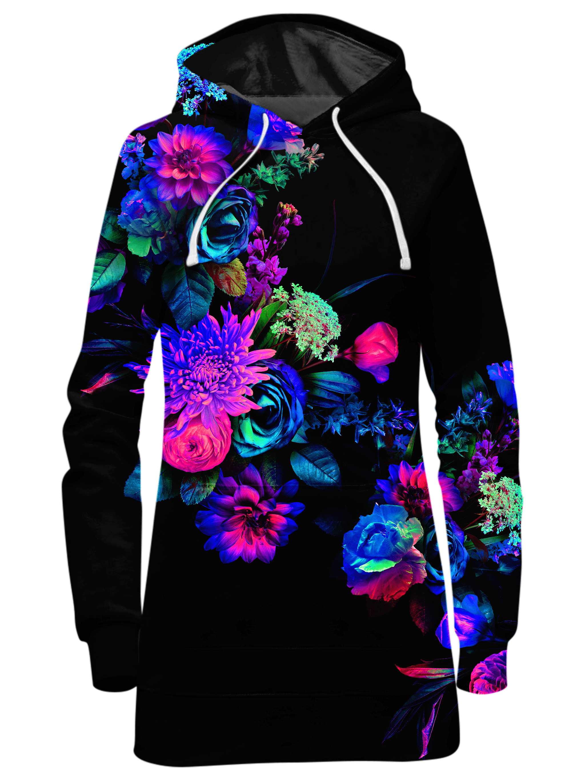Darkest Bloom Hoodie Dress (Clearance)