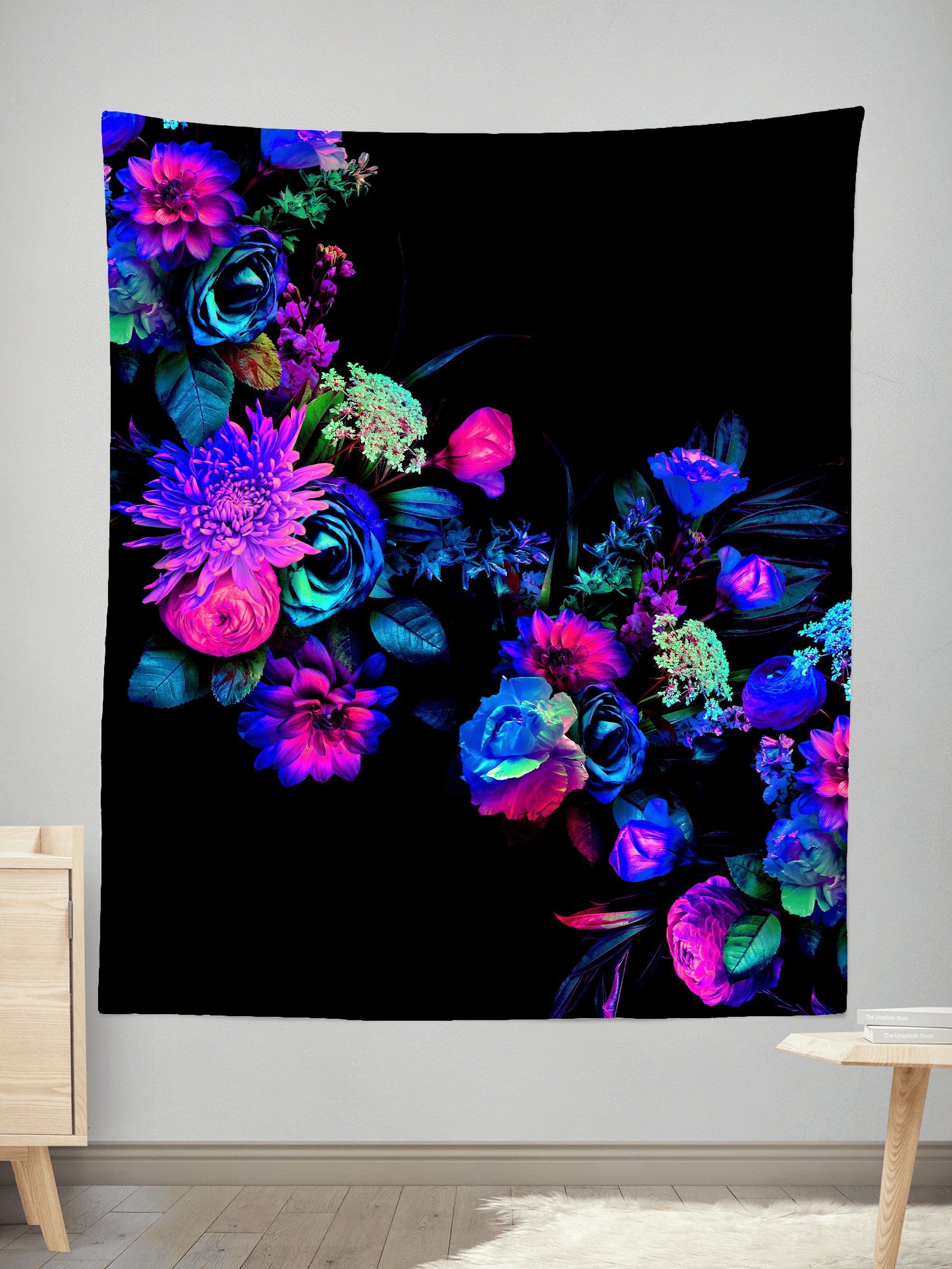 Darkest Bloom Tapestry