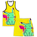 Ditto Pikachu Men's Tank and Shorts Combo