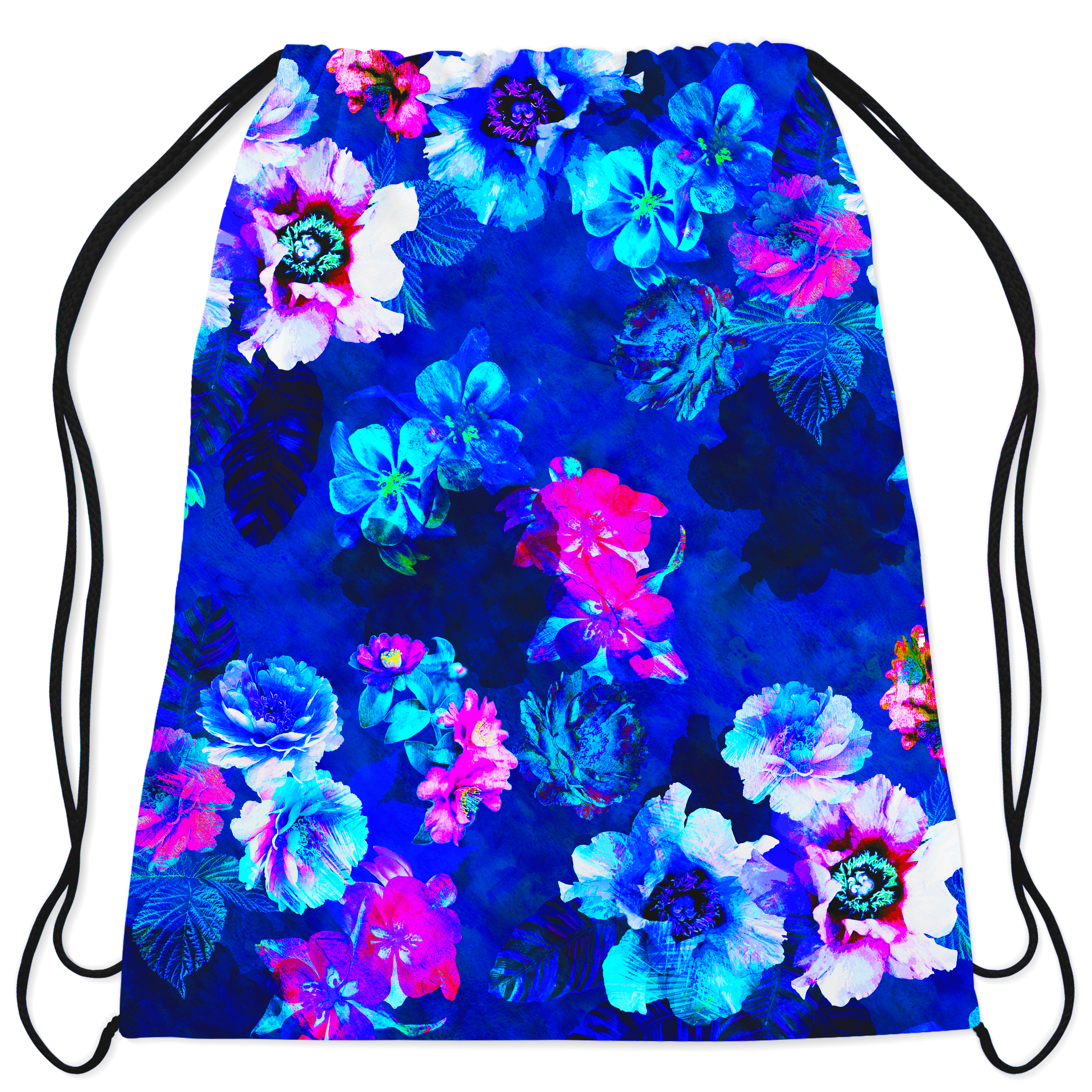 Enchanted Flora Drawstring Bag