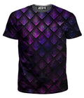 Galactic Dragon Scale Purple Men's T-Shirt