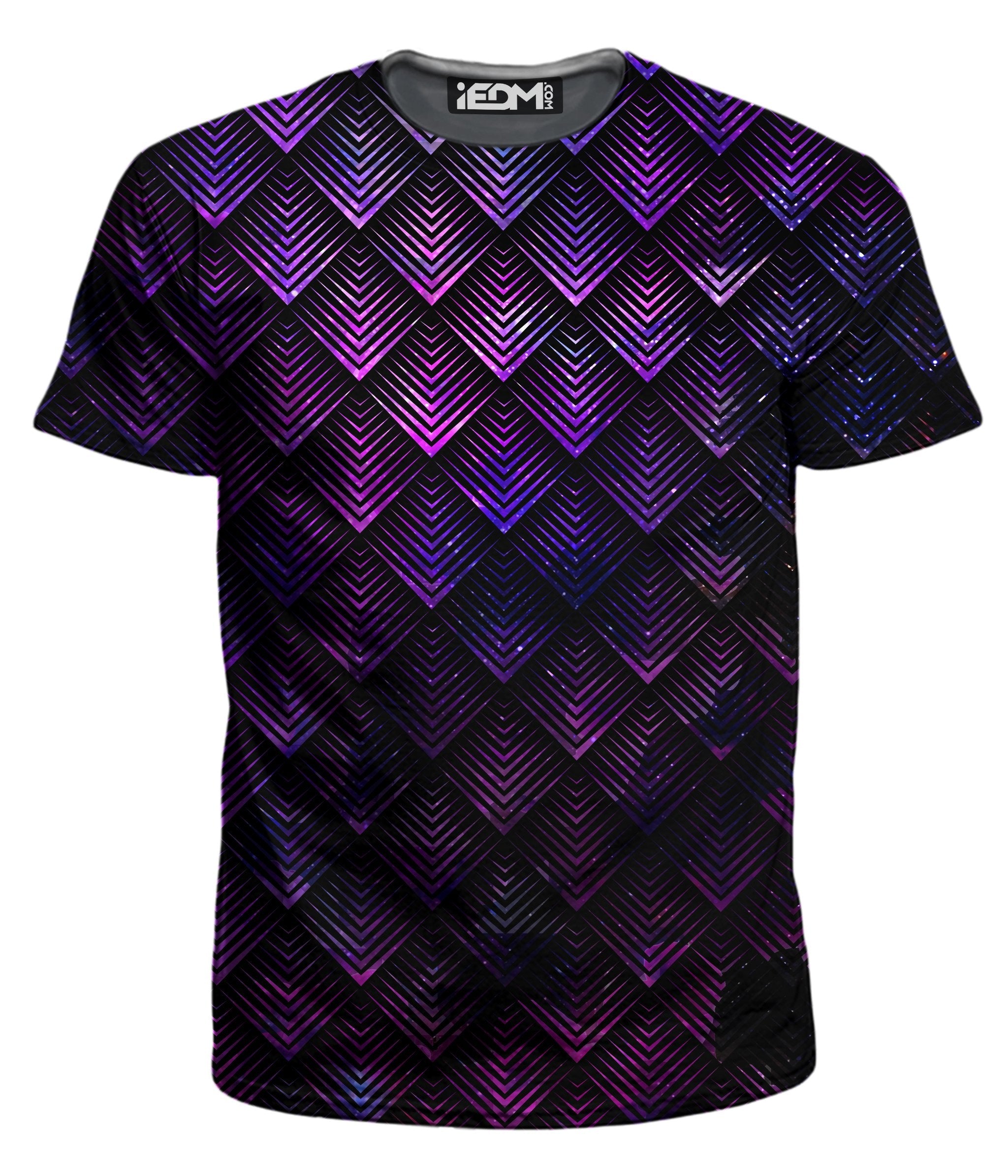 Galactic Dragon Scale Purple Men's T-Shirt