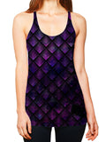 Galactic Dragon Scale Purple Women's Tank