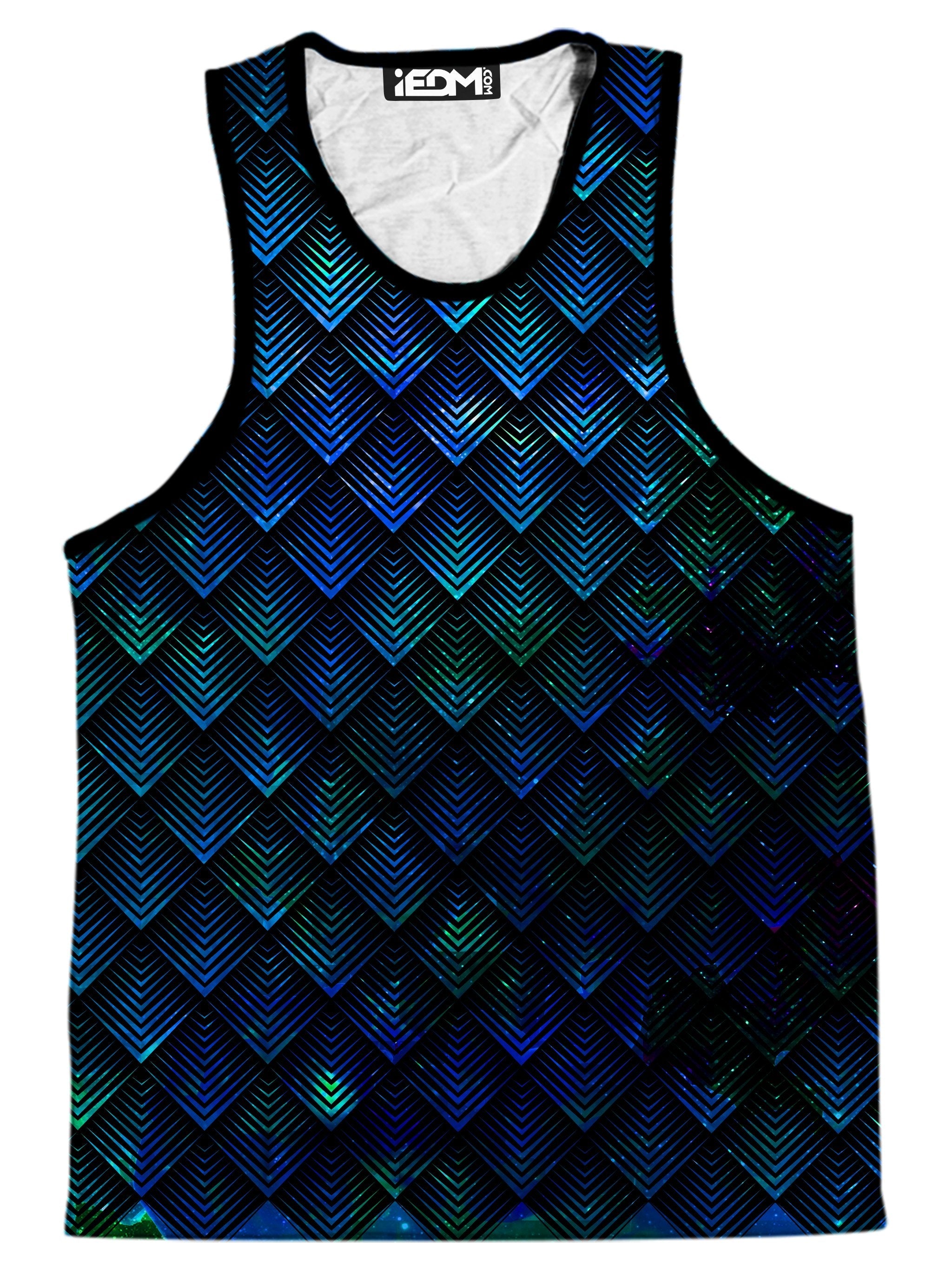 Galactic Dragon Scale Teal Men's Tank