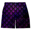 Galactic Dragon Scale Purple Weekend Shorts