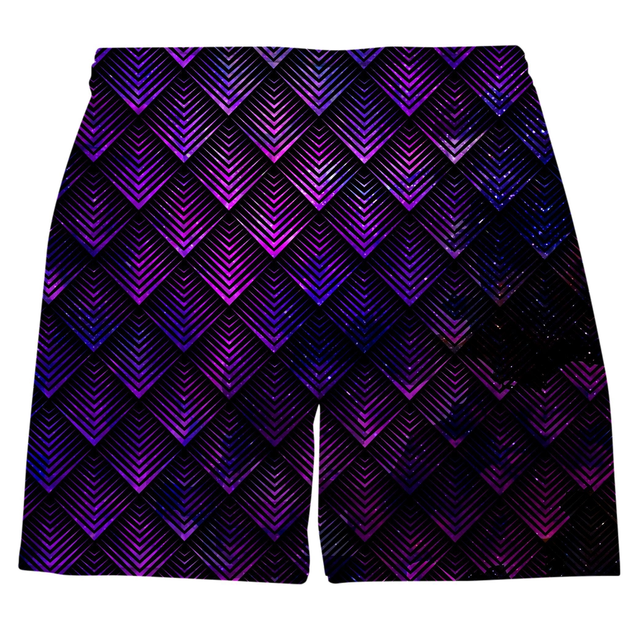 Galactic Dragon Scale Purple Weekend Shorts
