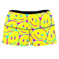 Happy Tabs High-Waisted Women's Shorts