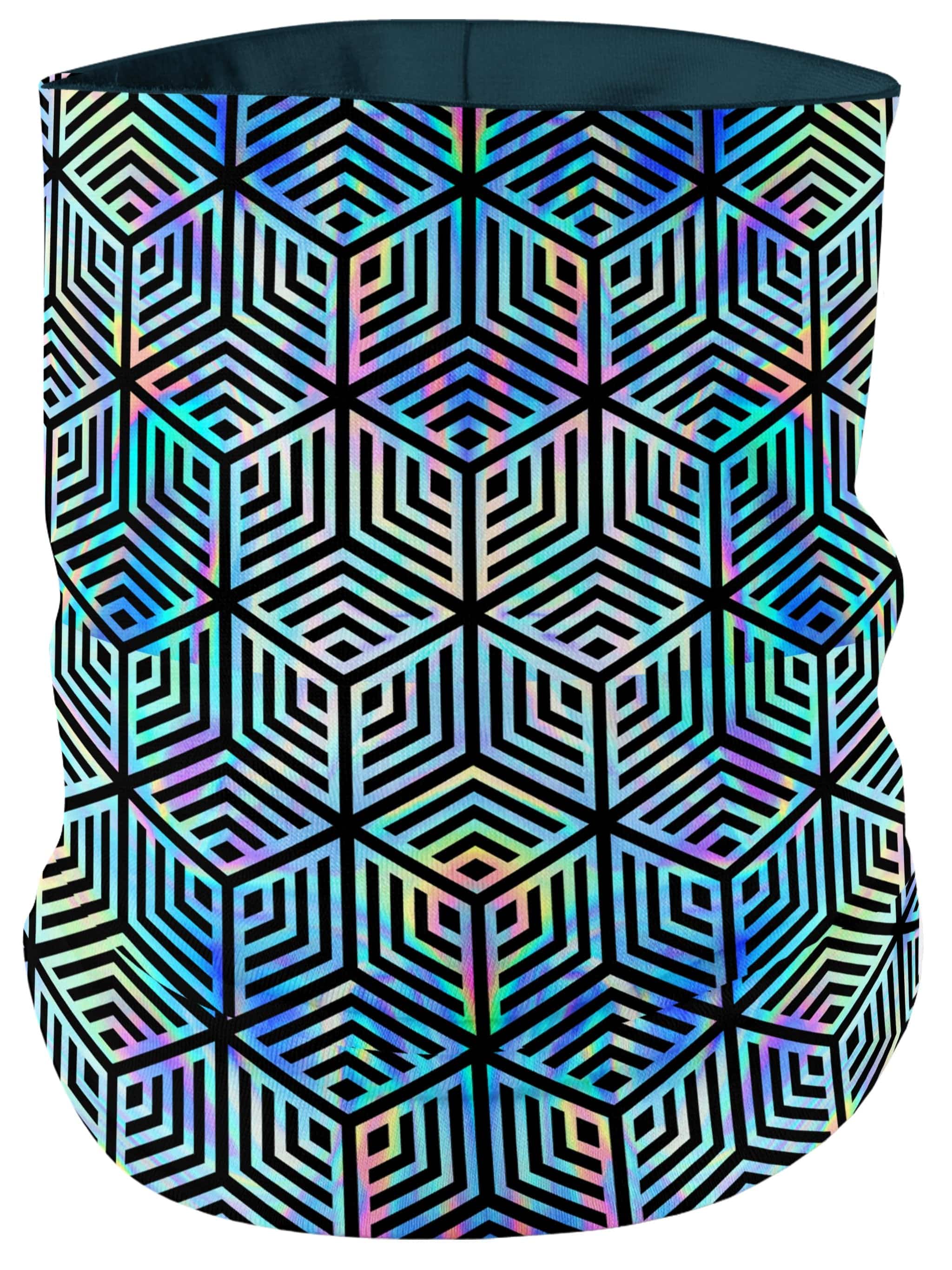 Holographic Hexagon Bandana Mask