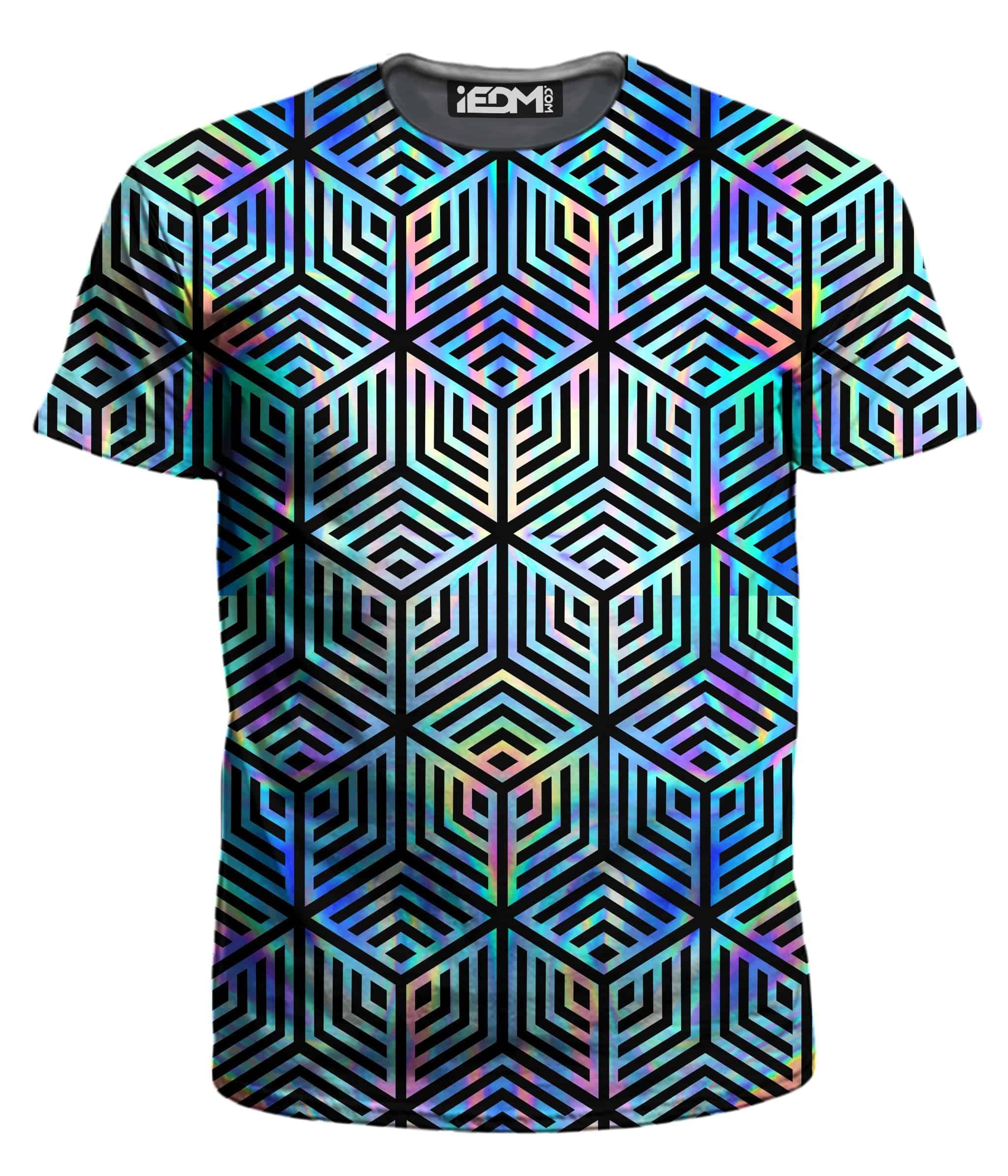 Holographic Hexagon Men's T-Shirt