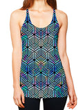 Holographic Hexagon Women's Tank