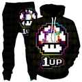Level Up Mushroom Hoodie and Joggers Combo