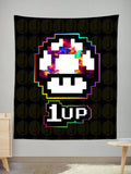 Level Up Mushroom Tapestry
