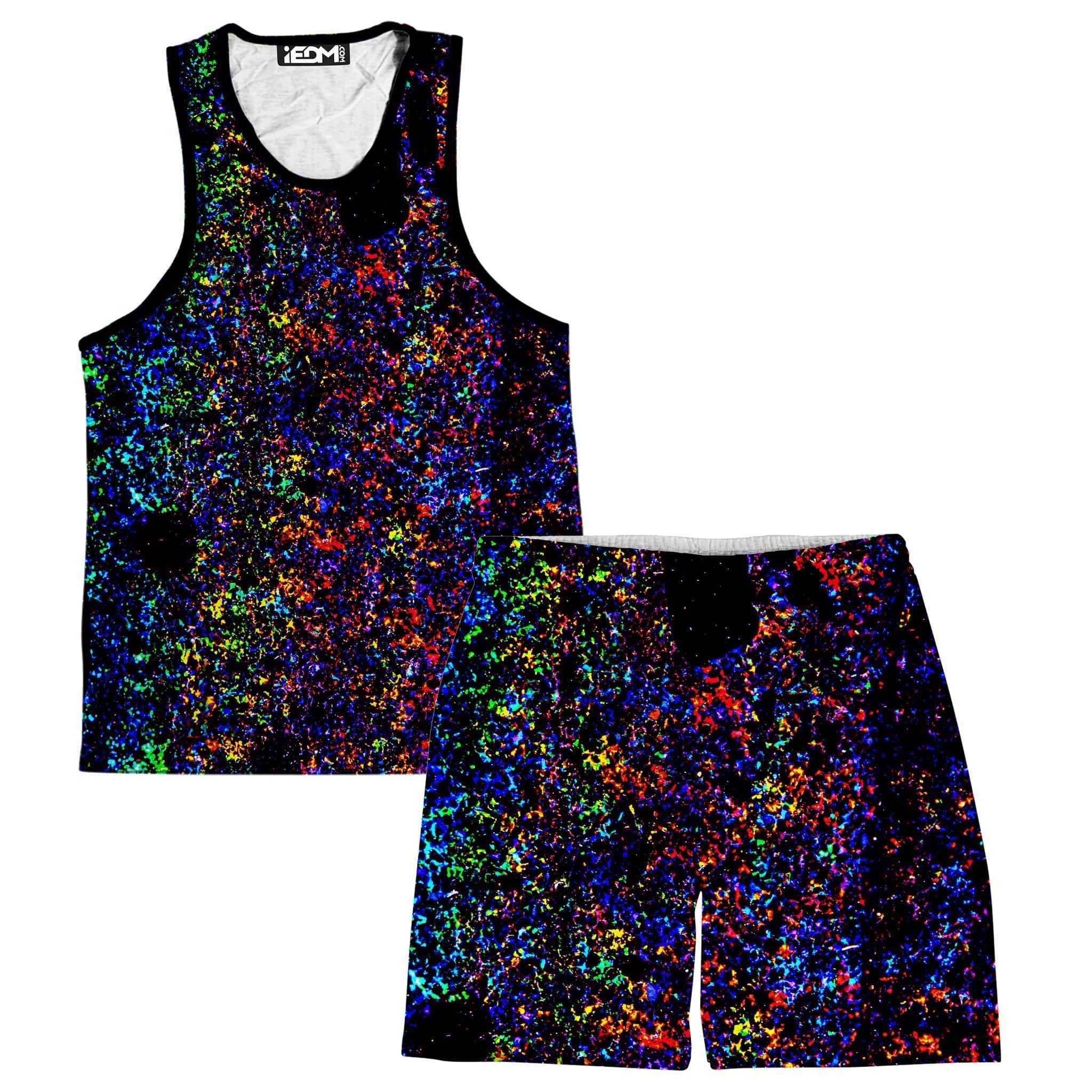 Lightning Rainbow Men's Tank and Shorts Combo