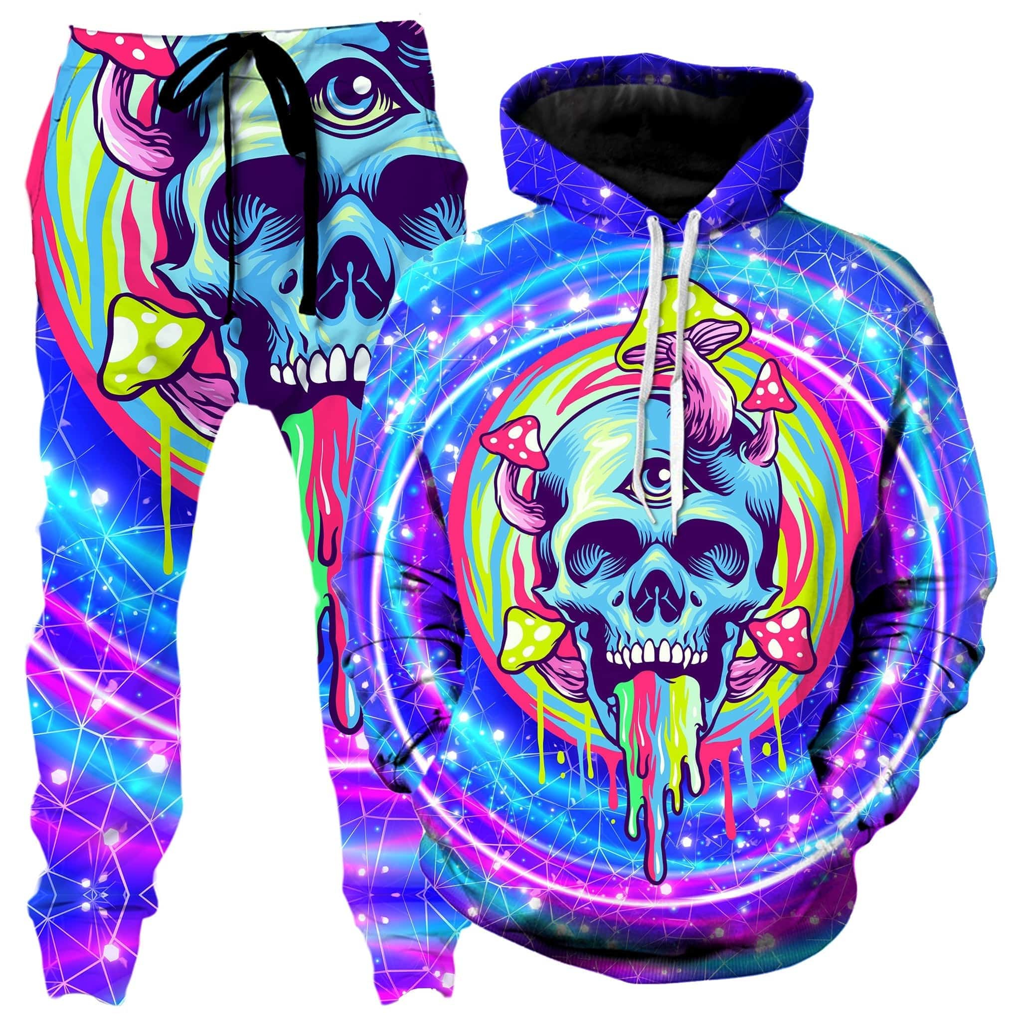 Mushroom Head Hoodie and Joggers Combo