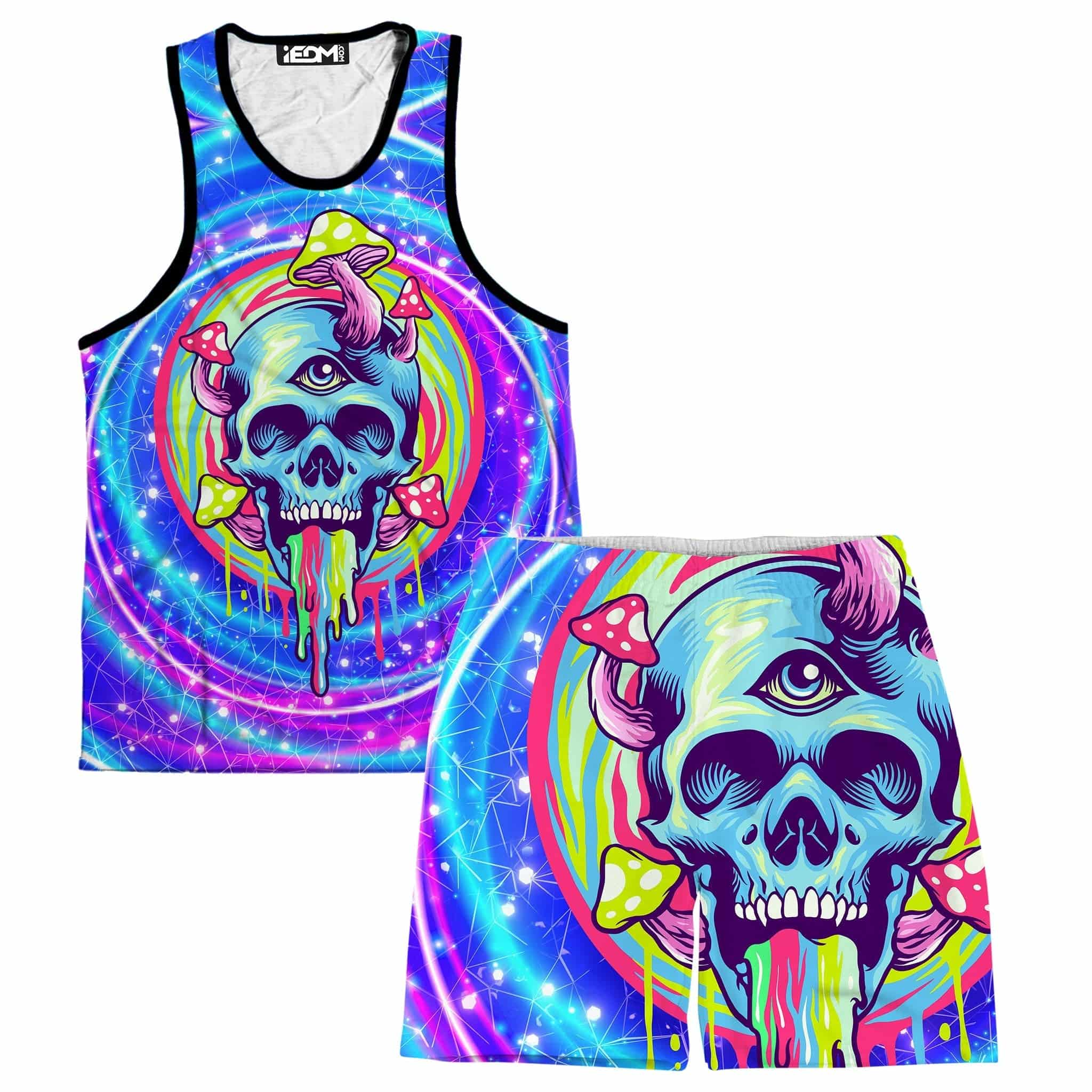Mushroom Head Men's Tank and Shorts Combo