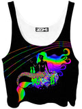 Neon Mermaid Crop Top